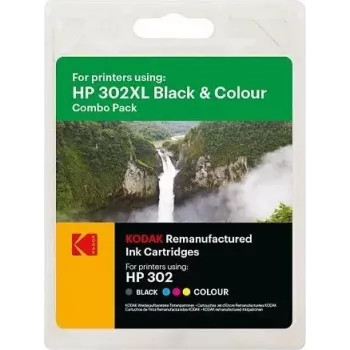 185H030217 KODAK HP 2133 Tinta (2) BK+CL F6U68AE/F6U67AE 560/330S. 15/18ml (185H030217)