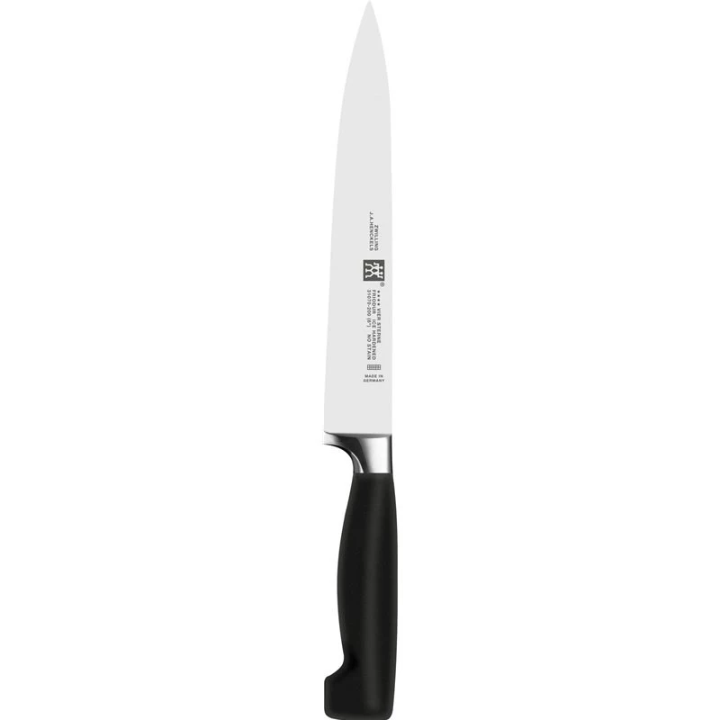 Conjunto de facas e bloco ZWILLING 35145-007-0 – 7 peças com faca de chef, faca de descascar, faca de pão, tesoura de cozinha, bloco preto