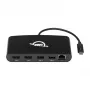 Docking station OWC Thunderbolt 3 Mini, 5 portas, suporta dois ecrãs 4K, porta Gigabit Ethernet, cabo integrado