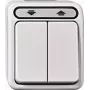 Botão de estore MERTEN MEG3755-8029 cinzento-claro AQUASTAR MEG3755-8029 (MEG3755-8029)