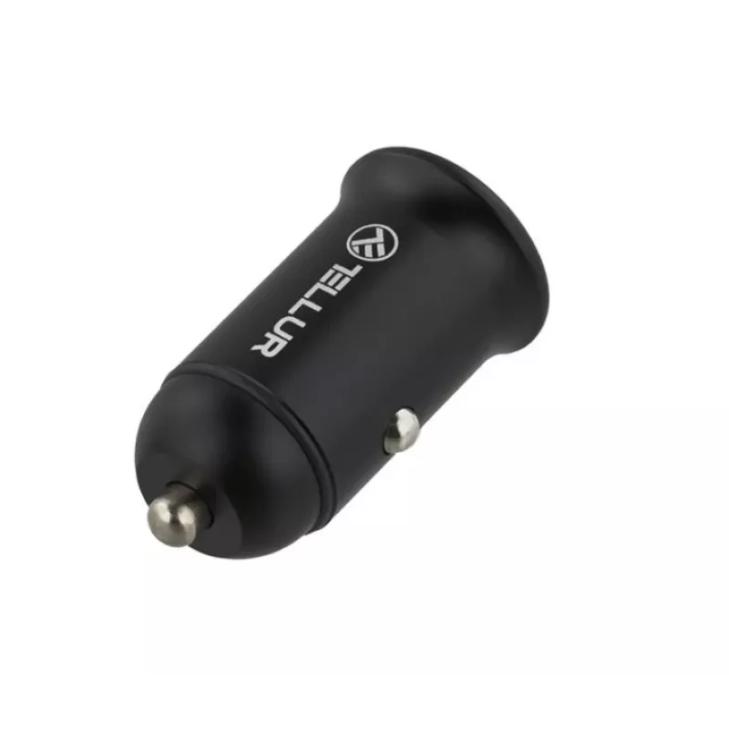 Carregador de carro Tellur PD60W QC30W T-MLX43921 — carregamento rápido 60W PD e 30W QC para veículos
