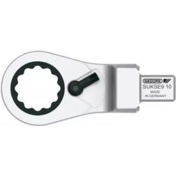 Gedore 2827751 SUKSE9 17 - - Chave de roquete reversível de encaixe, reversível SE 9x12, 17 mm