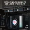 Refrigeração líquida All-in-One Corsair Nautilus 360 RS 12 cm 2100 RPM Preto