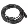 Cabo de alimentação Lanberg CA-C13C-11CC-0100-BK preto 10 m C13 conector fêmea CEE7/7