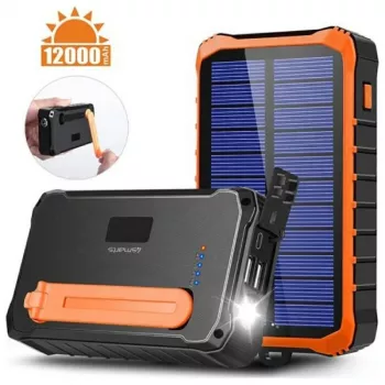 Powerbank Propper Solar 12000mAh cinzento