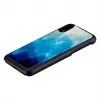 Capa para telemóvel iKins para iPhone XR – lago azul exterior, preto interior