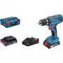 Bosch GSR 18V-21 Professional 1800 rpm 1,2 kg preto, azul