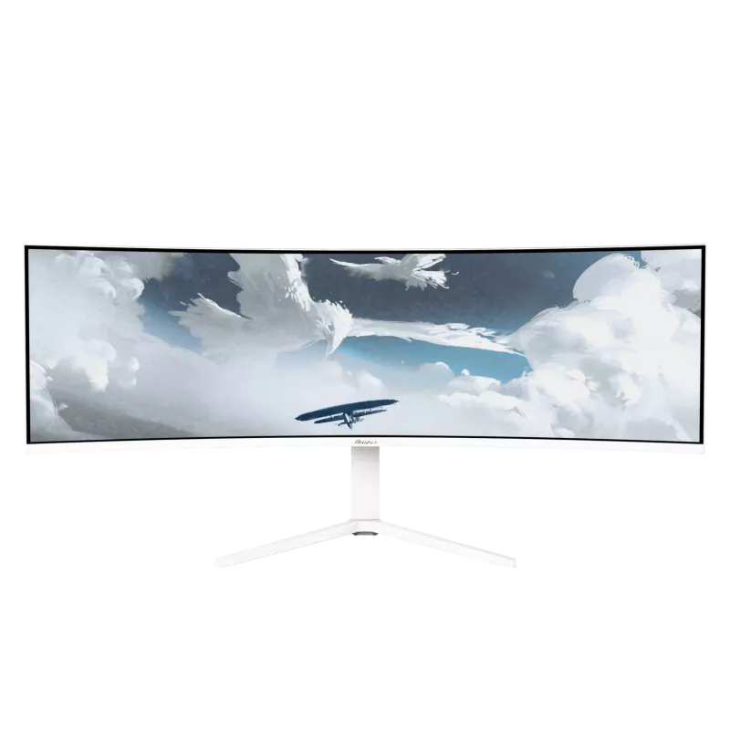 Monitor curvo Arozzi Nova 49 polegadas (124,5 cm) Dual QHD 5120×1440 LED VA, 32:9, 4 ms, hub USB, altifalantes, branco