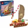 LEGO Disney 43270 A canoa de aventuras da Moana, 529 peças, 3 minifiguras, 6+