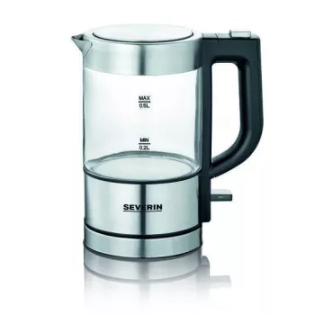 Severin WK 3472 chaleira elétrica 0,5 L prateado 1100 W (WK3472)