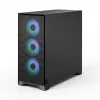 Caixa de PC Fractal Design Pop 2 Air preto TG RGB Midi Tower – ATX/Micro-ATX/Mini-ITX, 3x120mm à frente, 1x120mm atrás, baías de 2,5