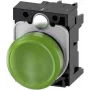 Siemens luz de sinalização plana verde 230 V/AC SIRIUS ACT 3SU1106-6AA40-1AA0 1 unid. (3SU1106-6AA40-1AA0)