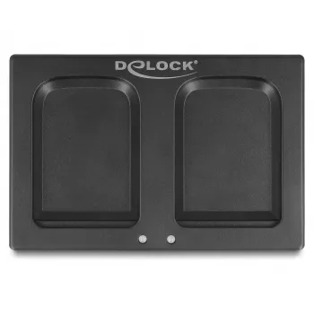 Estação de carregamento DeLOCK 90608 USB C preto 68x115x22mm