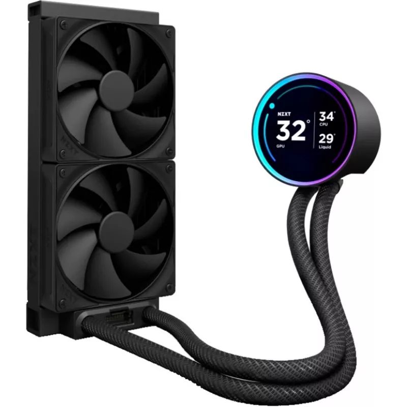 NZXT KRAKEN Elite V2 240 Refrigeração Líquida Ecrã Preto RL-KN24E-B2 (RL-KN24E-B2)