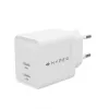 Carregador HYPER HJG35EU para dispositivos móveis, auscultadores, headset, smartphone, relógio, Branco, carregamento rápido AC, interior