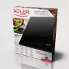 Placa de cozinha Adler AD 6513 Preta Aparelho de mesa 29 cm Zona Placa de indução 1 Zona(s)