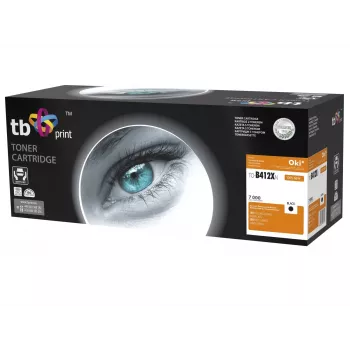 Toner TB Compat. S OKI B412/B432, preto, novo 412XN