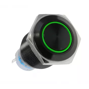 Componente de caixa de computador Lamptron LAMP-SW1913L-H — aço, preto, diâmetro 2,2 cm
