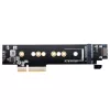 Placa adaptadora Silverstone SST-ECM28 M.2/SATA, PCIe 4.0, 1x M-Key, 1x SATA