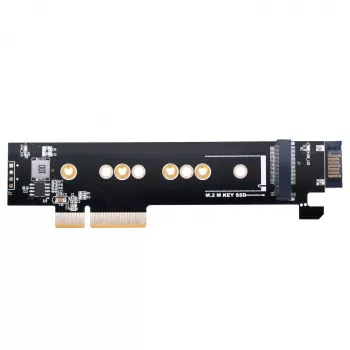 Placa adaptadora Silverstone SST-ECM28 M.2/SATA, PCIe 4.0, 1x M-Key, 1x SATA