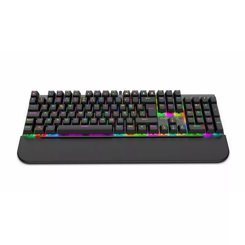 Teclado Gaming Incase IKG-443 Mecânico, RGB, layout alemão