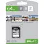 Memória flash PNY 64GB SDXC UHS-I Class 10 P-SD64GU1100EL-GE