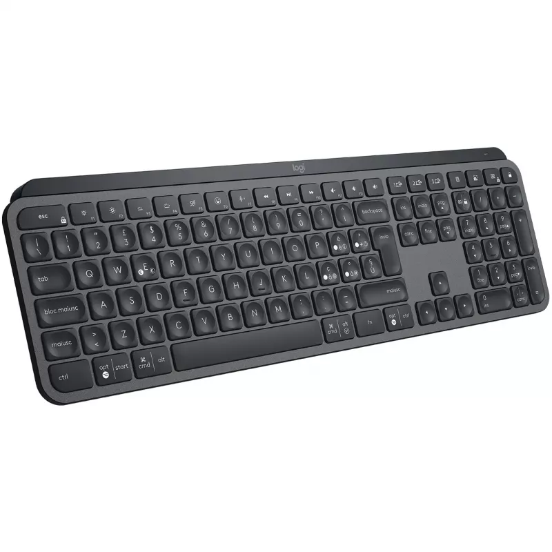 Logitech MX Keys for Business Teclado RF Wireless + Bluetooth Italiano Grafite (920-010247)
