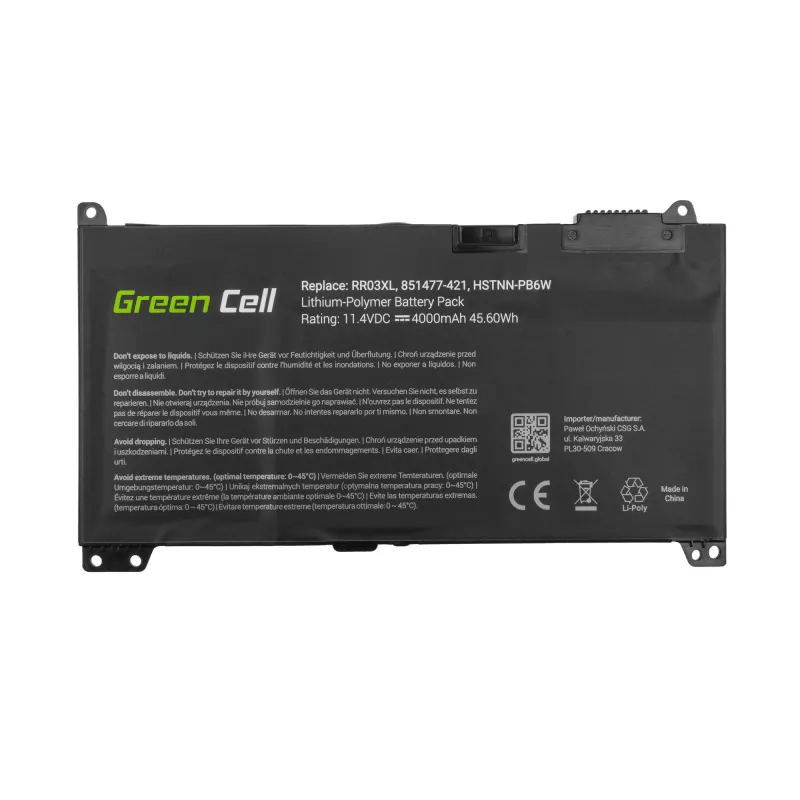 Bateria de substituição para portátil Green Cell HP122 (HP122)
