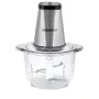 Picadora elétrica HEINRICH'S HMZ 8850, 500 W, taça 2 L, 4 lâminas, tecnopolímero, prateado