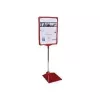 Porta-documentos Franken PSM A4 01 metal vermelho