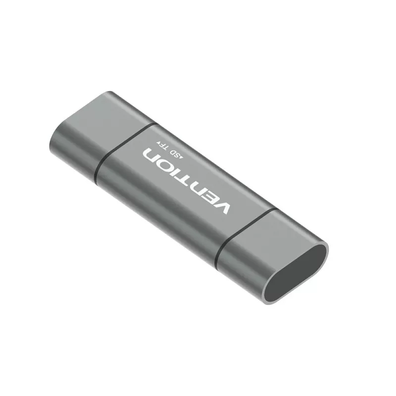 Leitor de cartões multifunções Vention USB3.0 cinzento metal Type