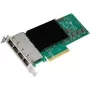 Adaptador de rede INTEL E610-XT4 PCIe 4.0 x8 10 Gigabit Ethernet 4 portas