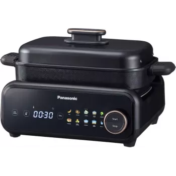 Panasonic 4-in-1 NF-GM400KXE panela multifunções vaporizador grelhador preto, funções 4-in-1