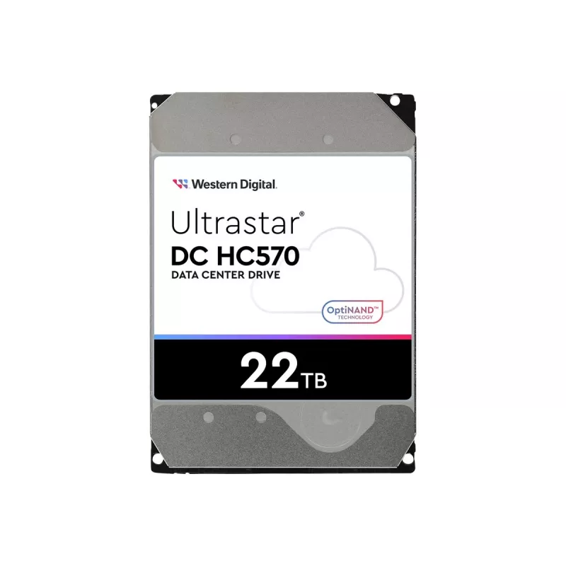 Disco rígido SAS de 3,5 polegadas Western Digital Ultrastar DH HC570 22 TB, 12 Gbit/s, 7200 rpm, 512 MB cache