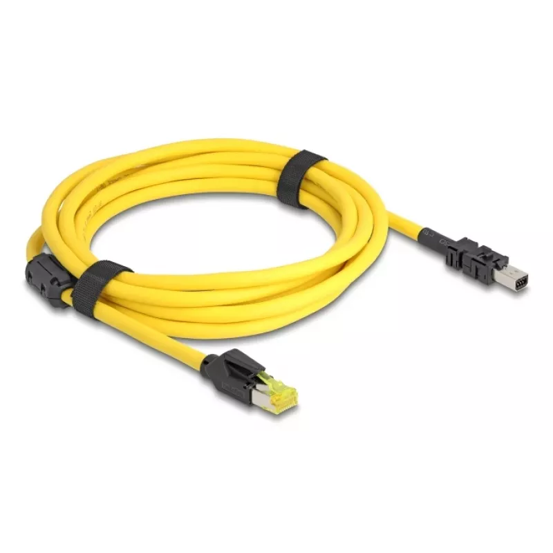 Cabo de rede DeLOCK 81252 Preto Amarelo 3 m Cat6