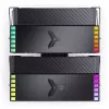 Dissipador de CPU Jonsbo HX6280 PWM RGB 130 mm, preto