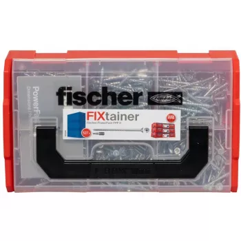 fischer FixTainer PowerFast II TX TG 562272 Sortimento de parafusos para aglomerado aço zincado eletroliticamente (562272)