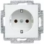 Tomada tipo F Busch-Jaeger 2P+E 16 A 250 V Branco