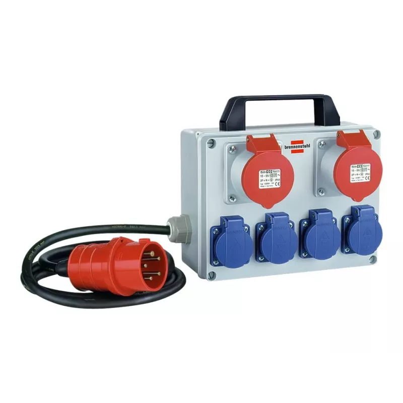 Unidade de distribuição de energia Brennenstuhl BKV 2/4 T IP44