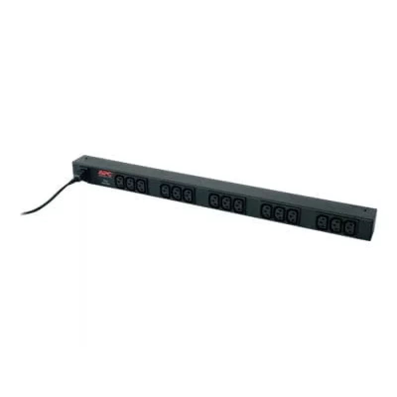 APC RACK PDU BASIC ZERO U 10A 230V régua de tomadas (PDU) 15 saídas AC 0U preto