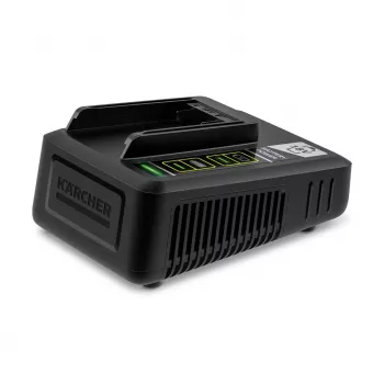 Carregador de bateria Kärcher 2.445-032.0 — 18 V Li‑Ion, slot único, 25×13,3×8,7 cm, 700 g