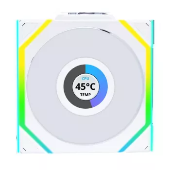 Lian Li UNI FAN SL Wireless LCD ARGB 120 mm branco pack de 3