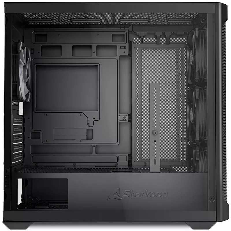 Sharkoon MK4W RGB Strip Micro Tower preto