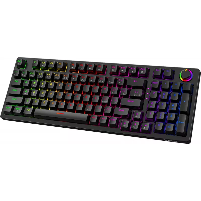 Conjunto gaming Yenkee YGS 03 ECLIPSE 3-em-1 (teclado, rato, headset)