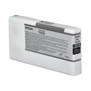 Cartucho de tinta Epson C13T65380N preto-mate 200 ml original embalagem individual