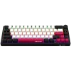 LORGAR KBP70MW, Teclado de gaming mecânico sem fios 65% Pro, preto/vermelho, layout EN