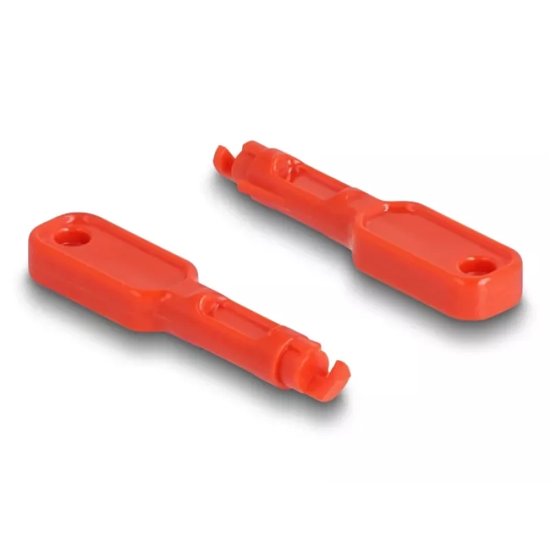 Bloqueador de porta DeLOCK 20928 RJ-45 vermelho plástico 11 unid.