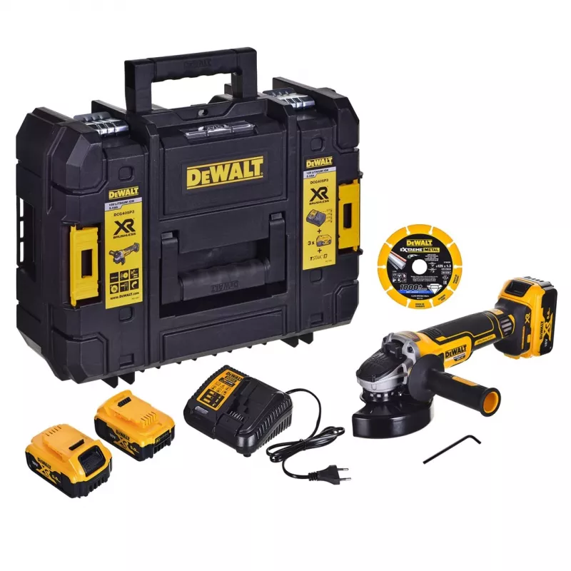 Rebarbadora DeWALT DCG405P3 18V (DCG405P3-QW)