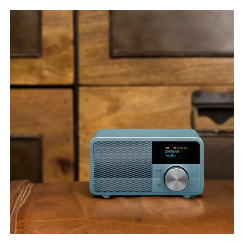 Sangean DDR-7 Norse Blue rádio de mesa, DAB+, FM, AUX, Bluetooth, turquesa
