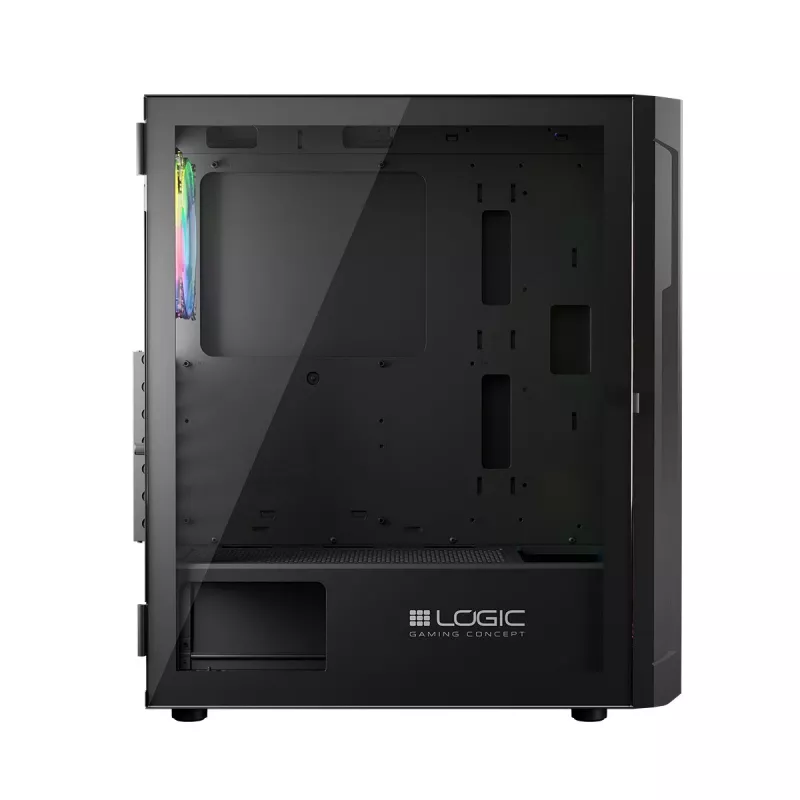 Caixa Logic ARAMIS ARGB MINIDI USB 3.0 preto